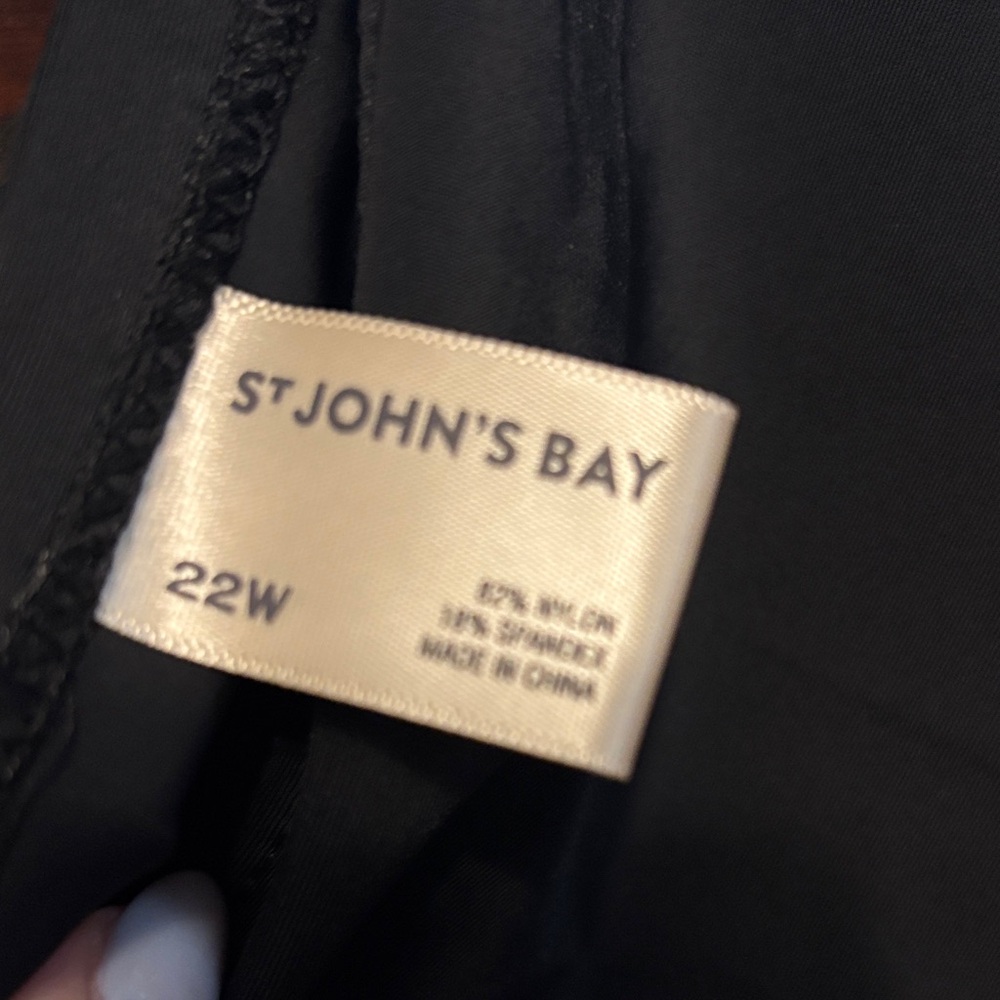 St. John's Bay Black Circle Skirt - Picture 2 of 3